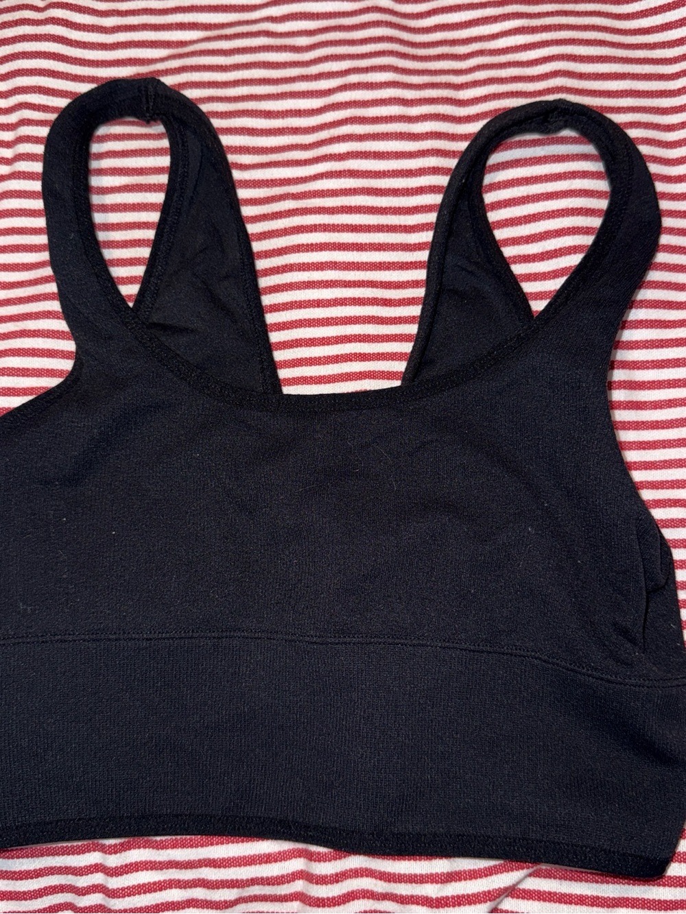 Hollister Black Seamless Scoop Bralette